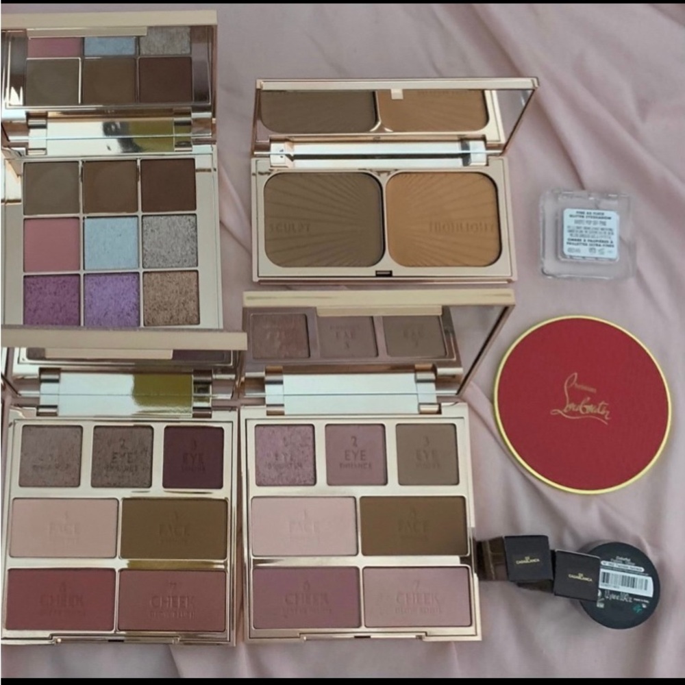 Neutral & Plum Eyeshadow Palette Set - Luxury Makeup